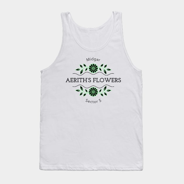 Aerith’s Flowers Tank Top by Popstarbowser